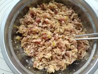 Make A fortune dumpling step 4