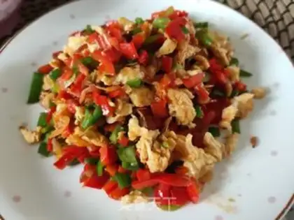 Make Shrimp skin with double pepper step 12