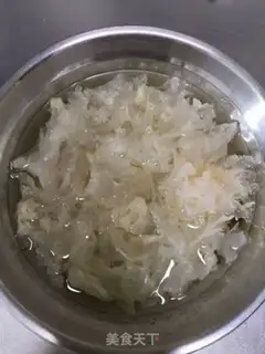 Make Iced silver ear soup step 0
