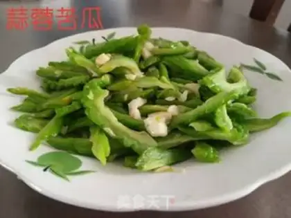 Make Garlic bitter melon step 6