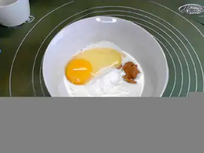 Make Peanut butter waffles step 2