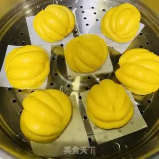 Make Pumpkin buns step 10