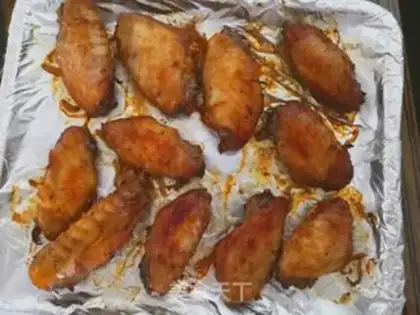 Make Black pepper lemon chicken wings step 6
