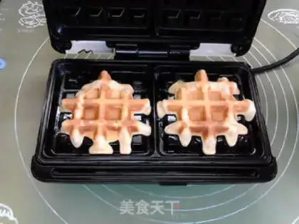 Make Peanut butter waffles step 7