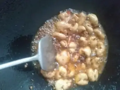 Make Fat intestine duck blood step 6