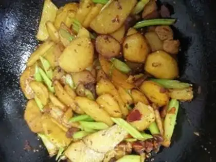 Make Five bouquet of potatoes step 9