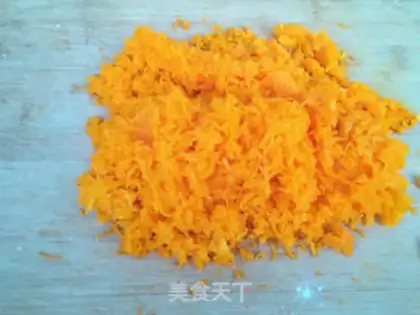Make Pumpkin egg dumplings step 4