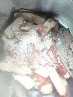 Make Frozen egg tofu dry step 3