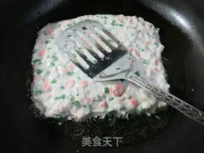 Make Ham sausage and bean pancakes step 6