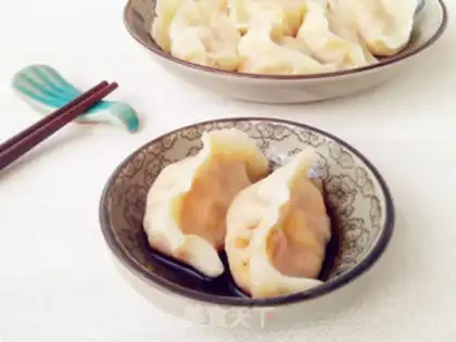 Make Pumpkin egg dumplings step 11
