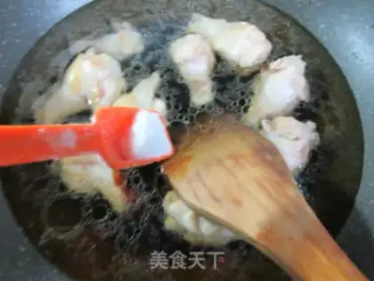 Make Onion fried chicken wings step 6