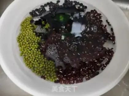 Make Three bean soup step 1