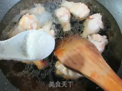 Make Onion fried chicken wings step 7