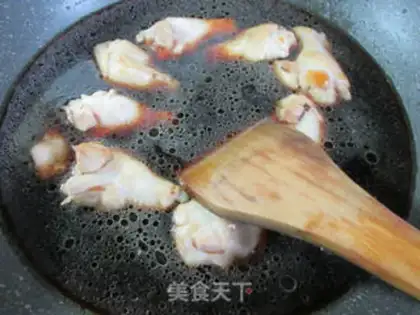 Make Onion fried chicken wings step 8