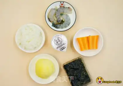 Make Shrimp potato rice step 0