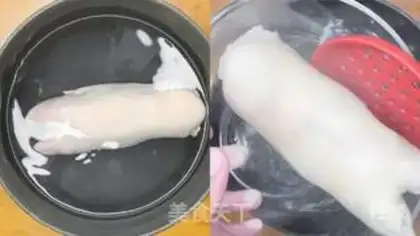 Make Pig-legged ginger an egg step 2