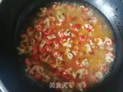 Make Curry, lobster tail step 6