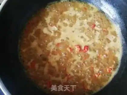 Make Curry, lobster tail step 9