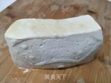 Make Autumn fried tofu step 3
