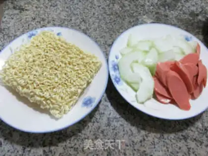 Make Ham intestinal melon step 0
