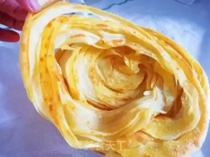 Make A hand tore a waffle step 14