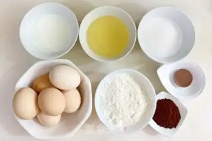 Make Chocolate early cake step 0