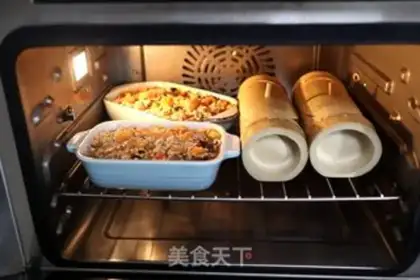 Make Snack shrimp and mushroom rice step 9