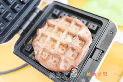 Make Chocolate banana waffles step 7
