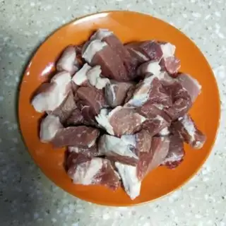 Make Tea mushrooms, red meat step 3