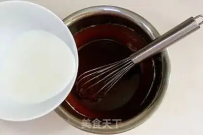 Make Chocolate early cake step 5