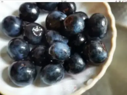 Make Blueberry on milk step 2