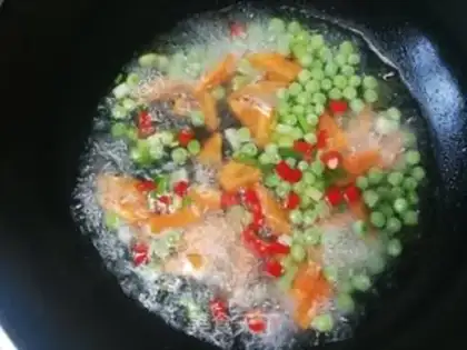 Make Carrot pea curry chicken steak step 10