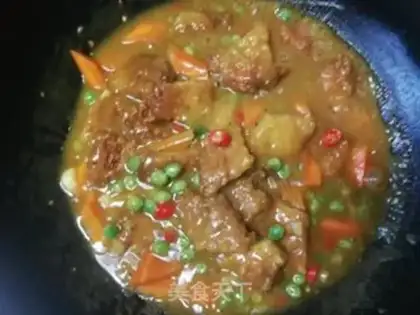 Make Carrot pea curry chicken steak step 14