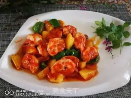 Make Pineapple shrimp balls step 16