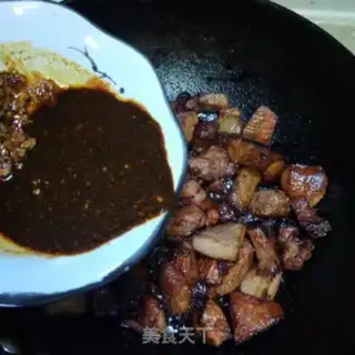 Make Tea mushrooms, red meat step 12