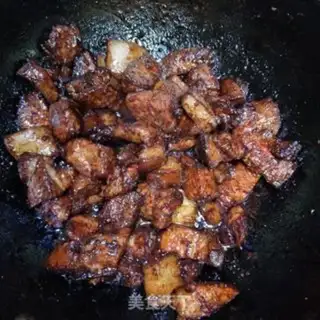 Make Tea mushrooms, red meat step 13