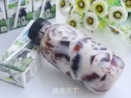 Make Blueberry on milk step 12