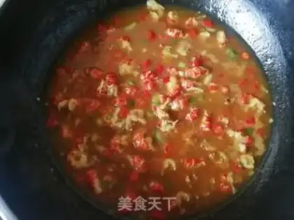 Make Curry, lobster-covered rice step 4