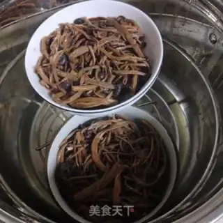 Make Tea mushrooms, red meat step 18