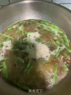 Make Four season bean noodles step 7