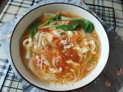 Make Tomato noodle soup step 10