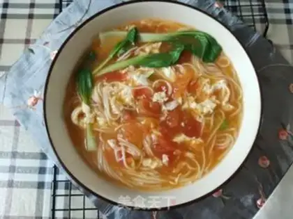 Make Tomato noodle soup step 12