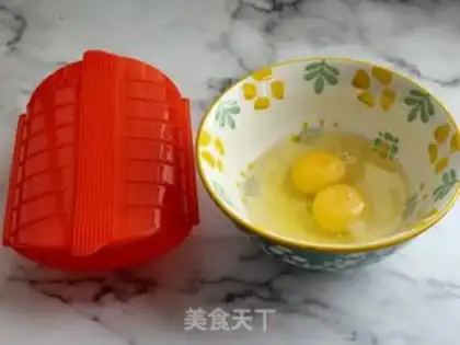 Make American sausage steamed eggs step 0