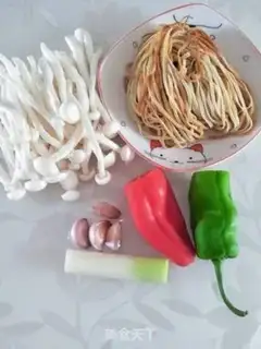 Make White mushrooms with five tofus step 0