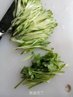 Make White mushrooms and cucumbers step 2
