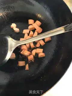 Make Sprayed ham piping step 3
