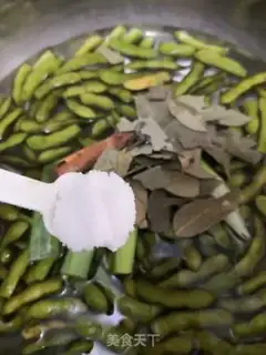 Make Salt-water beans step 1