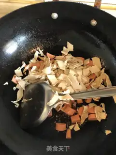Make Sprayed ham piping step 4
