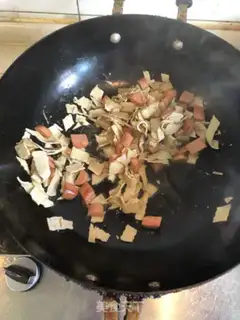 Make Sprayed ham piping step 5