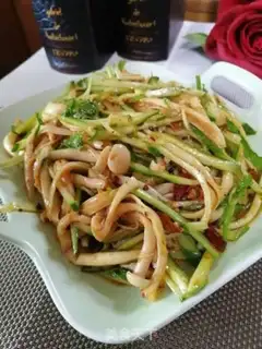 Make White mushrooms and cucumbers step 7